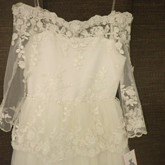 NEW Brides Girl/Communion White Dress